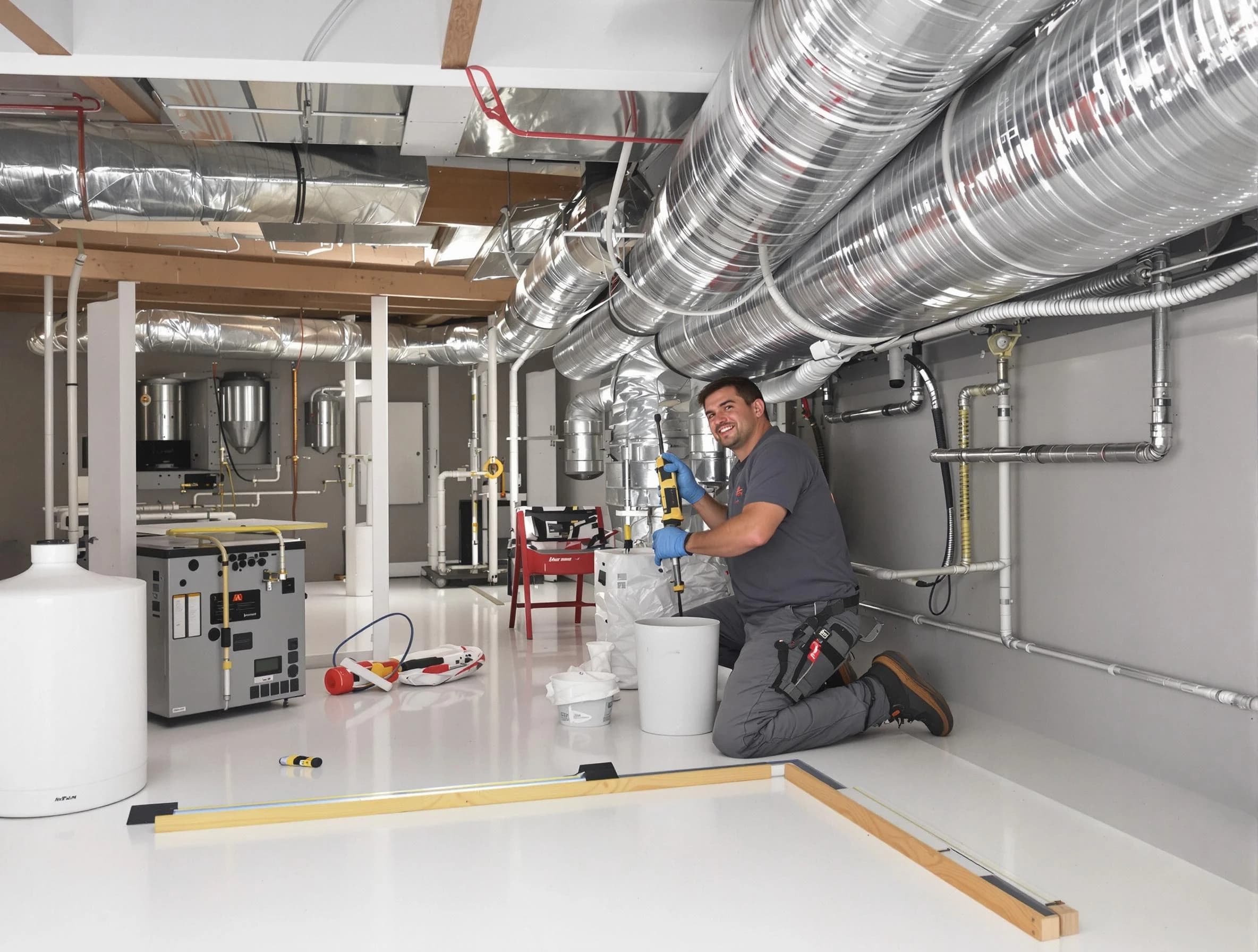Professional duct sealing service by Childersburg Air Duct Cleaning in Childersburg
