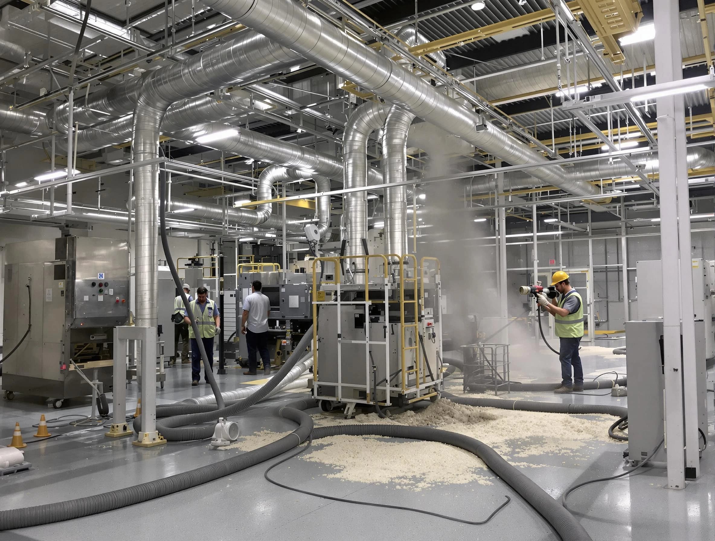 Heavy-duty industrial duct cleaning by Childersburg Air Duct Cleaning in Childersburg