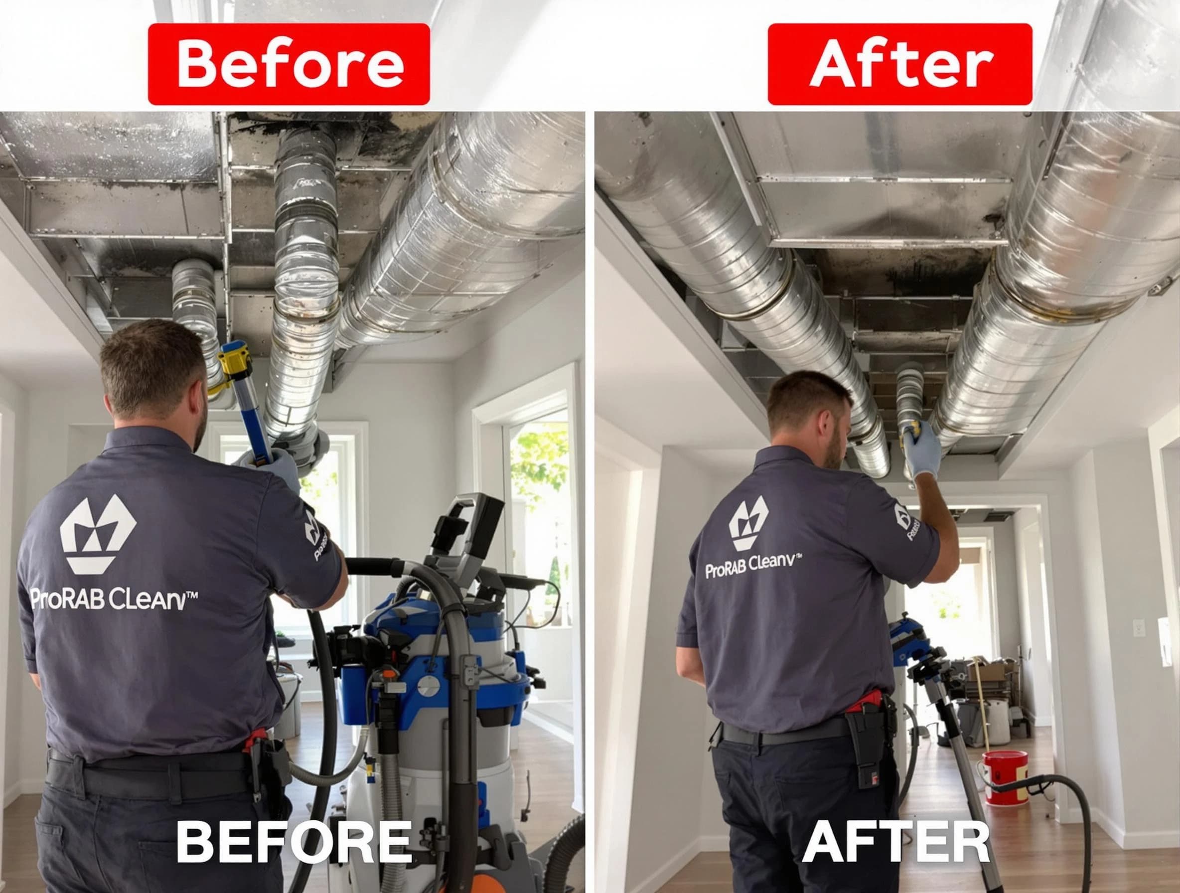 Childersburg Air Duct Cleaning expert performing thorough residential duct cleaning in a Childersburg home