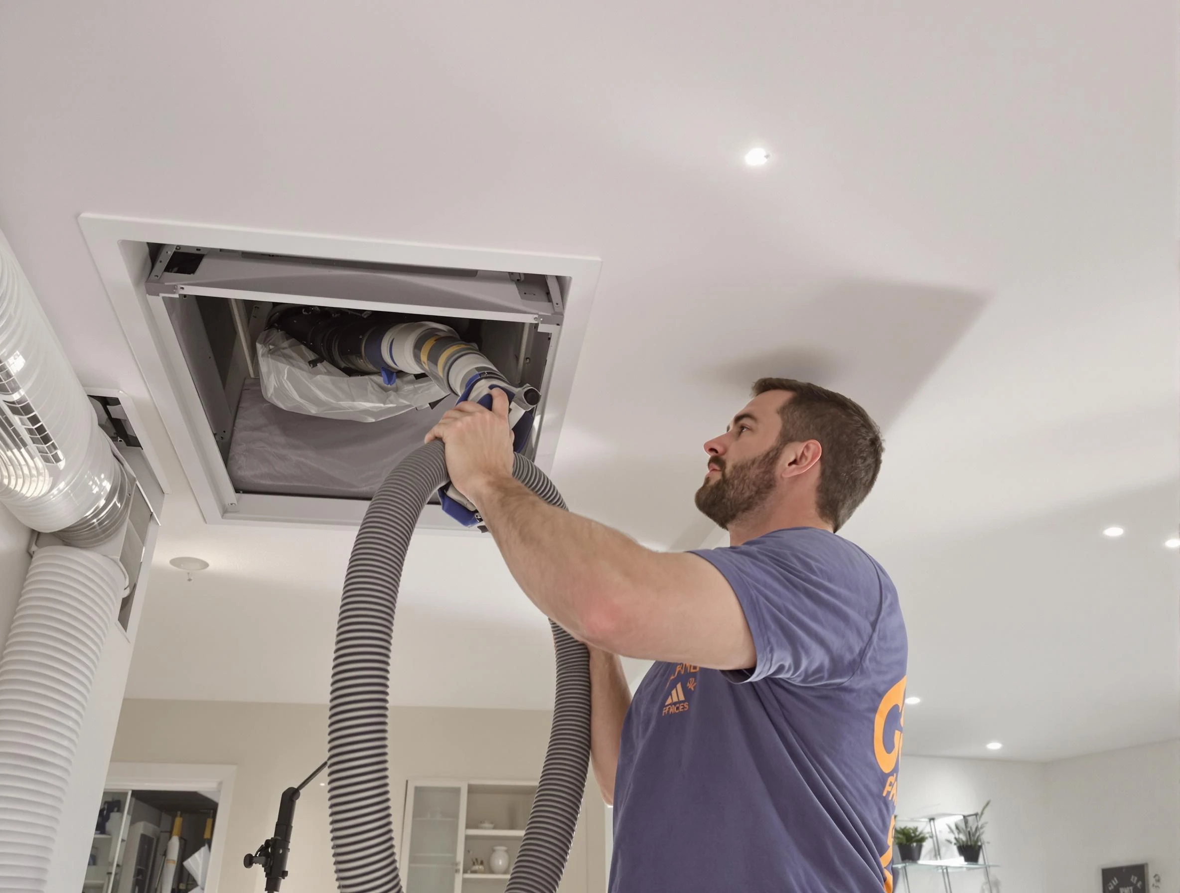 Precision indoor duct cleaning by Childersburg Air Duct Cleaning in Childersburg